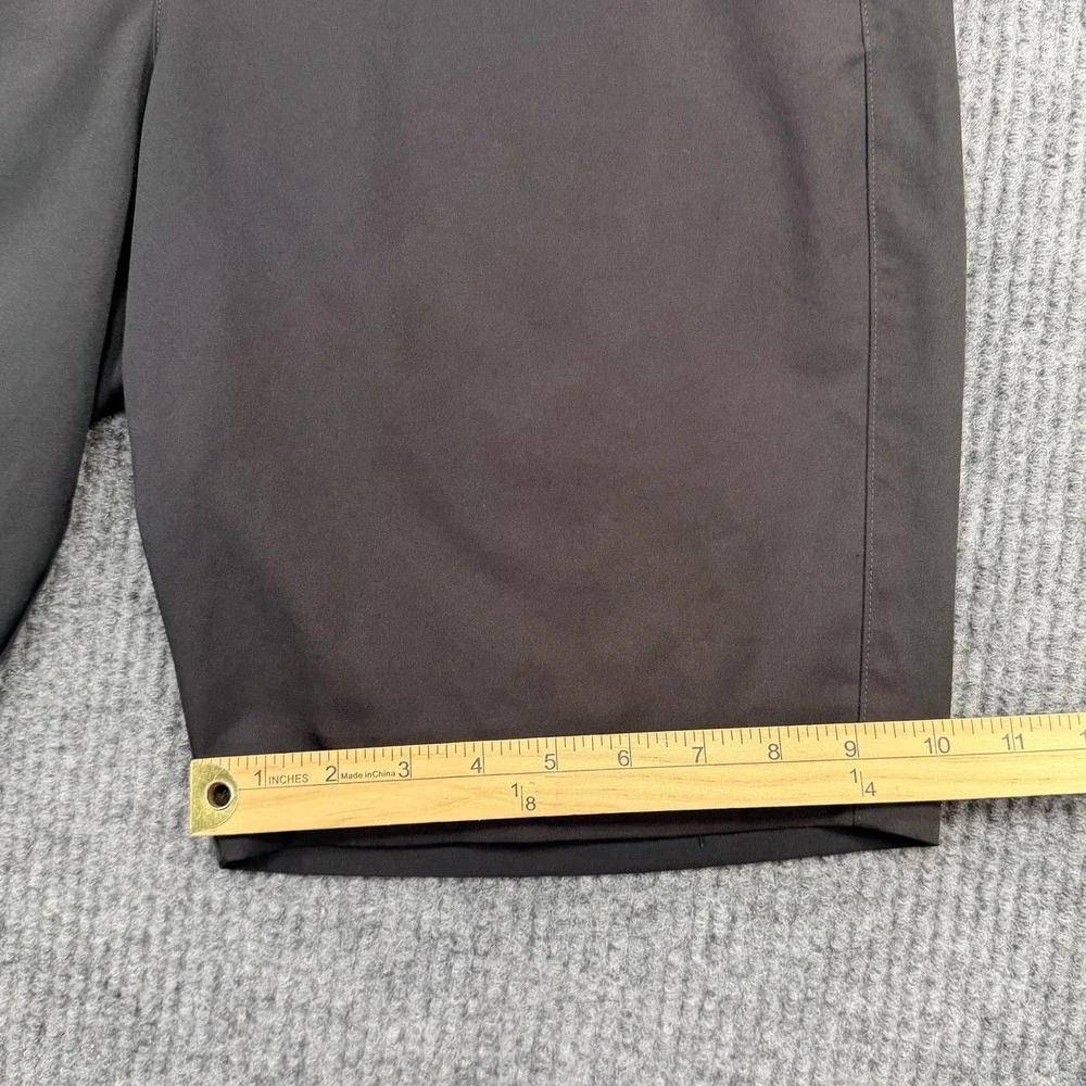Puma Shorts Mens 34 Black Chino Performance Lightweight Casual Zip Fly Pockets